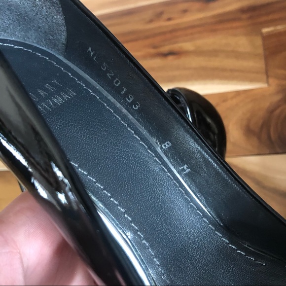 Weitzman Patent Peep Toe Pumps - Picture 10 of 10